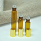 empty amber galss  3ml 5ml  8ml 10ml 15ml cosmetic roll on stainless steel glass bottle with gold  cap