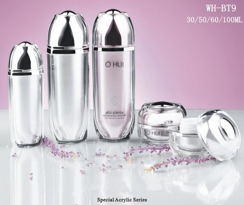 new design 30ml 50ml 60ml 100ml plastic luxury cosmetic acrylic serum lotion pump  bottle