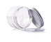 empty  100GRAM 100ML PET HDPE plastic cosmetic jar with aluminum cap