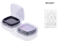 empty clear usage empty cosmetic blusher compact powder box