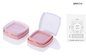 Custom 2 color empty powder case cosmetic box