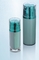 40ml 130ml  plastic cylinder cosmetic double container with lid acrylic dual chamber cosmetic lotion bottle