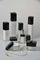 black top cap on square cosmetic lotion pump bottle 15ml 30ml 50ml 80ml 100ml