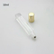 10ml 10cc glass  square perfume bottle with steel ball roll on