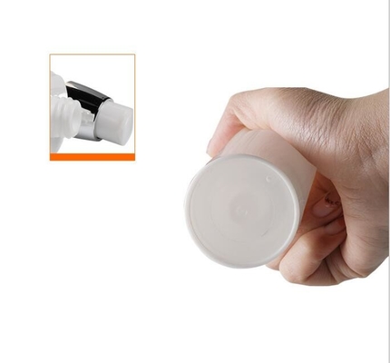 high quality cosmetics airless pump bottle 30ml 50ml 80ml 100ml white