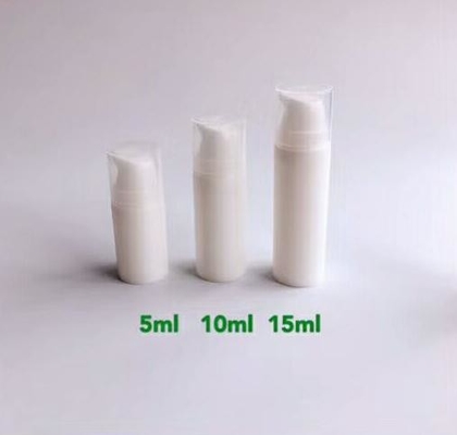 Promotional  mini small 5ml 10ml 15ml  cosmetic packing cheap airless plastic bottle