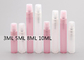 colorful cosmetic perfume plastic fine mist spray pump bottles  3ml 5ml 8ml 10ml