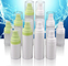 15ml 30ml 50ml white cosmetic airless pump bottle with fine mist sprayfor skin care