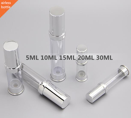 Wholesale 15 ml Empty Gold Cosmetic Liquid Airless Eye Serum Bottles