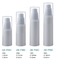 white cylinder cosmetic vacuum pump bottle 20ml 30ml 40ml 50ml cosmetic airless lotion bottle