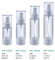 30ml 40ml 50ml 60ml  cylinder clear  Cosmetic Lotion Pump Bottle