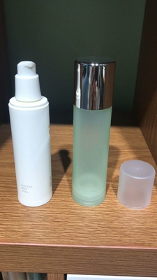 Silvery Electroplate Cosmetic Airless Bottle 15ML 30ML 50ML 80ML