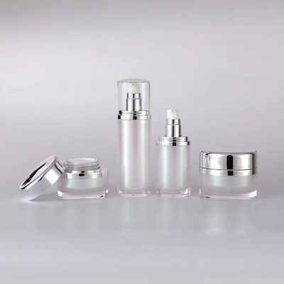 30ml 50ml acrylic cosmetic pump bottle for lotion serum foundation