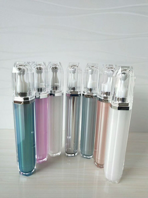 15ml eye cream mini small airless plastic pump serum roll on bottle eye cream bottle for cosmetic