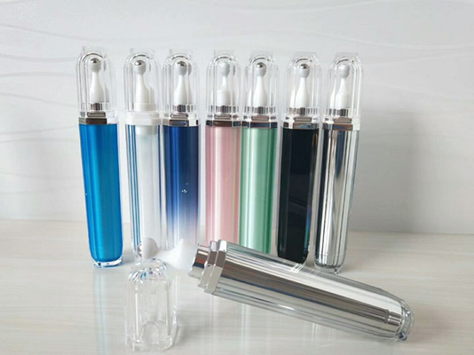 leak-proof 15ml refillable cosmetic roll on travel bottle vial small roller bottle for eye cream/deodorant