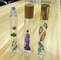 10ml mould glass bottle high quality clear color square shape perfume roll on bottle with 3D logo design