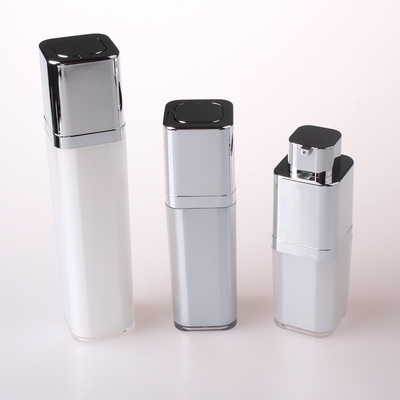 Square Rotate Cosmetic Airless Pump Bottle Cosmetic Vacuum Bottle