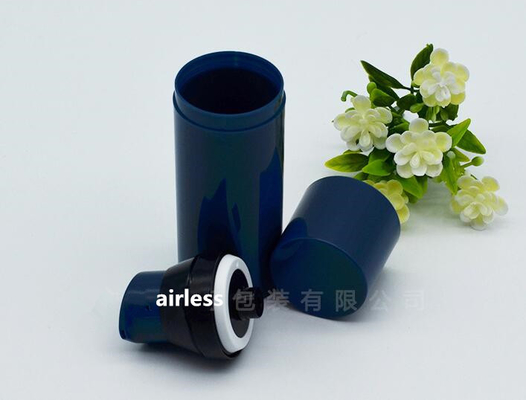 30ml 50ml 75ml 100ml men's skin care bottle packaging, 50ml glossy black cosmetic airless bottle packaging