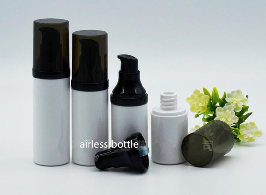 Eco Friendly White Empty PP Plastic Cosmetic Packaging Container Serum Lotion 15ml 30ml 50ml Airless Pump Bottle