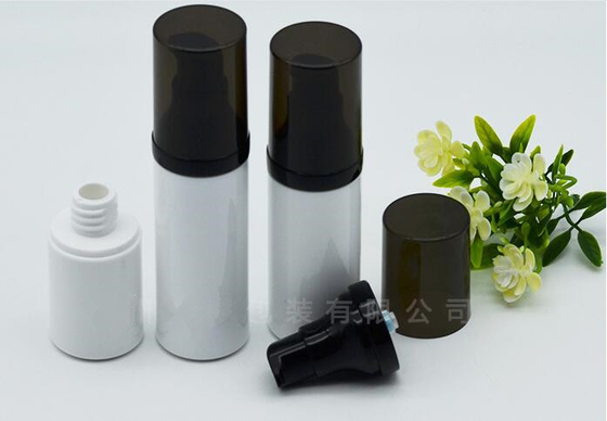 Eco Friendly White Empty PP Plastic Cosmetic Packaging Container Serum Lotion 15ml 30ml 50ml Airless Pump Bottle