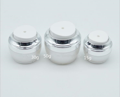 Acrylic 15gs  30gs  50gs  cosmetic airless jar