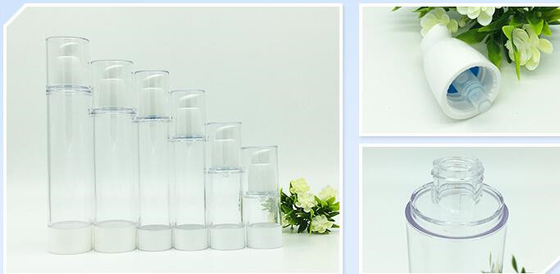 airless cosmetic pump bottle 15ml 30ml 50ml 60ml 80ml 100ml 120ml