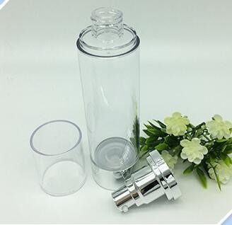 15ml 30ml 50ml 60ml  80ml 100ml 120ml gold silver cosmetic lotion airless pump bottle in stock