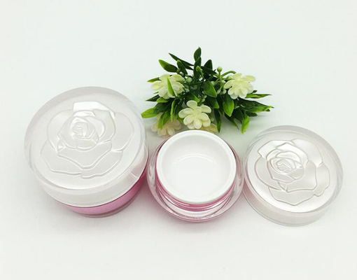 Cheap 15g 30g 50g Luxury  Plastic Acrylic jarFor Face Skincare Cosmetic Packaging Bottle Cream Jar