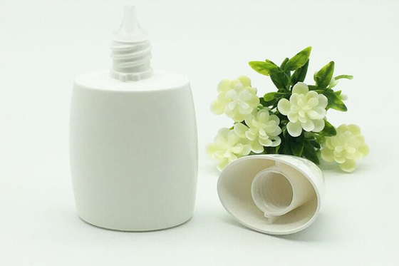 30ml 50ml BB cream cosmetic bottle PETG oval shape sun sreen bottle