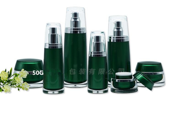 30ml 50ml 80ml 120ml Luxury  Acrylic Gradient Cosmetic Bottle and Jars Set