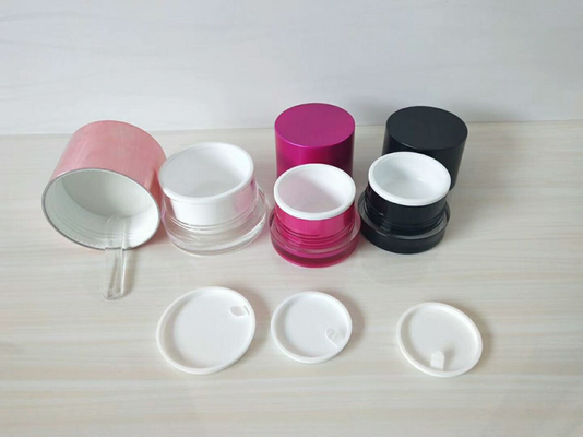 Factory price custom 15G 30G 50G round cream cosmetic plastic jar