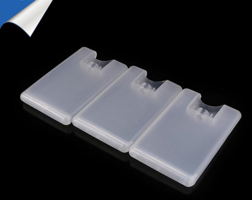 Card shape 30ml plastic pocket perfume sprayer bottle