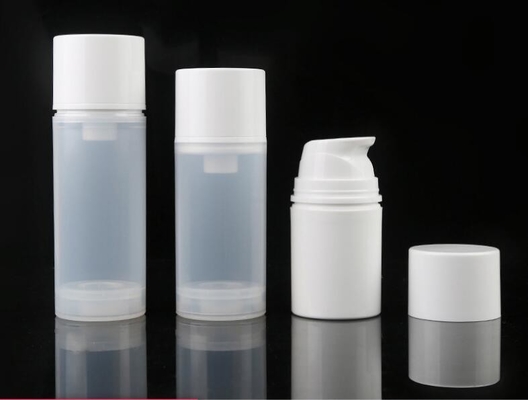 50ML 100ML 120ML fat Airless pump bottle pump head PP bottle white cosmetic package