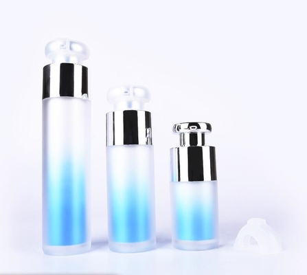 Airless pump bottle pump head PP bottle white cosmetic package