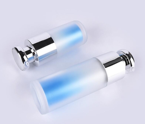 Airless pump bottle pump head PP bottle white cosmetic package