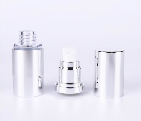 Cosmetic plastic empty airless bottle with pump sprayer