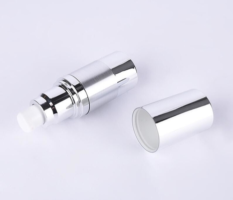 Cosmetic plastic empty airless bottle with pump sprayer