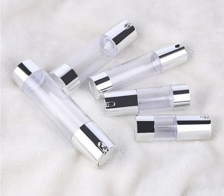 15 ml 30 ml 50 ml 80ml 100 ml  transparent Airless Pump Skincare Cosmetic Bottles