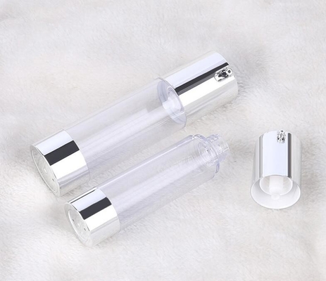 15 ml 30 ml 50 ml 80ml 100 ml  transparent Airless Pump Skincare Cosmetic Bottles