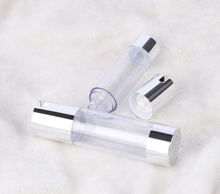 15 ml 30 ml 50 ml 80ml 100 ml  transparent Airless Pump Skincare Cosmetic Bottles