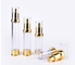 Luxury gold 10ml 20ml 15ml 30ml aluminum cosmetic skincare packaging lotion pump airless bottle