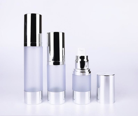 50ml Customized Round Airless Lotion Pump Bottles for Skin Care Products