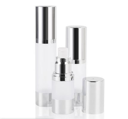 50ml Customized Round Airless Lotion Pump Bottles for Skin Care Products