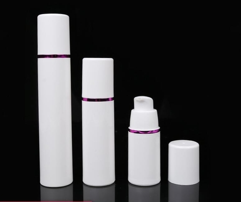 IN STOCK! Cosmetic packaging 15ml 30ml 50ml white PP airless pump bottle