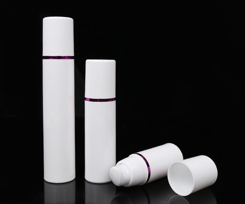 IN STOCK! Cosmetic packaging 15ml 30ml 50ml white PP airless pump bottle