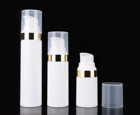 Full range skin care plastic PP airless cosmetic bottle 15ml 30ml 50ml