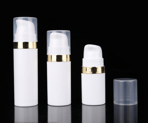 5ml 10ml 15ml  small PP  airless cosmetic bottles for Trial Pack