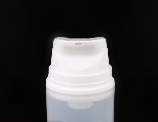 white pp airless bottle cosmetic