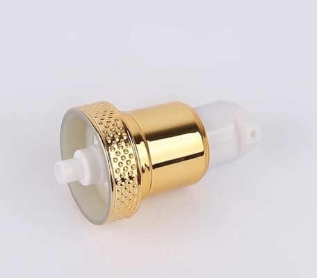 Good quality 10ml 15ml 20ml 30ml gold pump  airless bottle plastic cosmetic