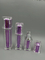 Top Quality purple Color Cosmetic Packaging Skin Care squre Set 15ml 30ml 50ml  Acrylic Lotion Bottle